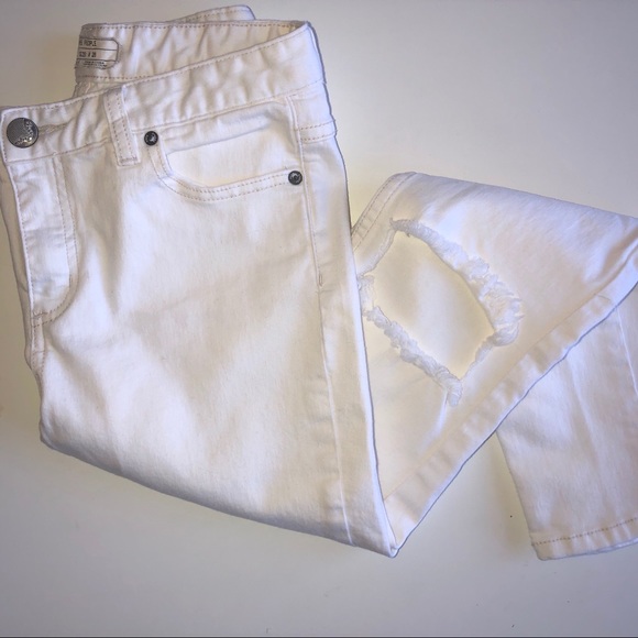 Free People Denim - Free People Busted Knee Skinny Jeans
